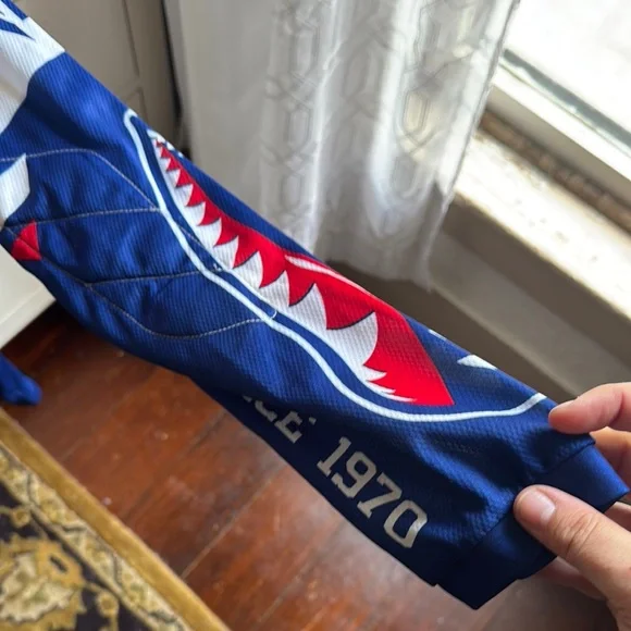 O'Neal Men's Red, White, and Blue Shirt - Picture 3 of 4